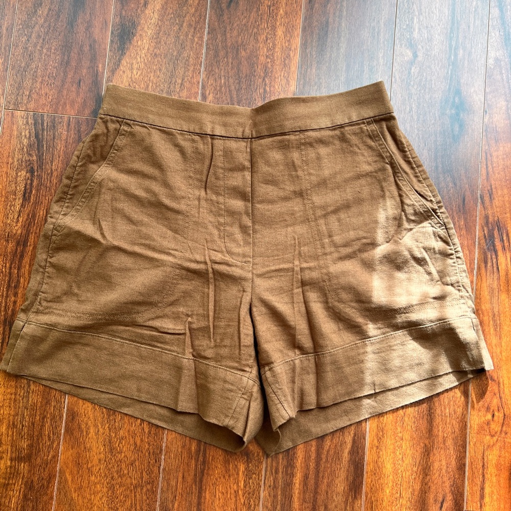 Banana Republic High rise linen shorts size S